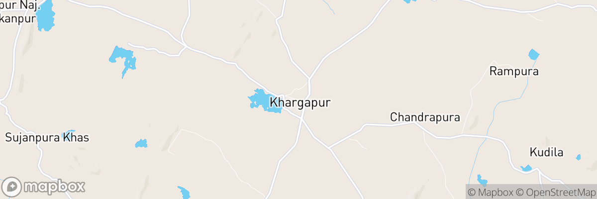 Khargāpur, Madhya Pradesh map