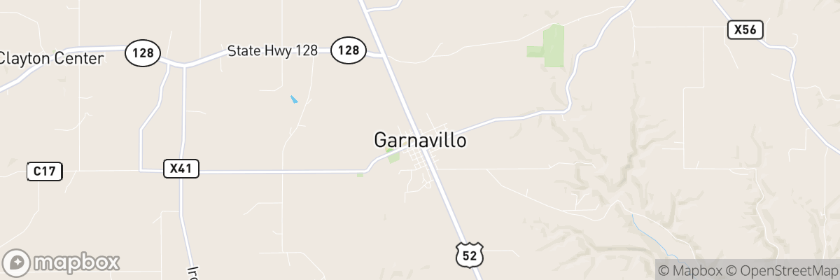 Garnavillo, Iowa map