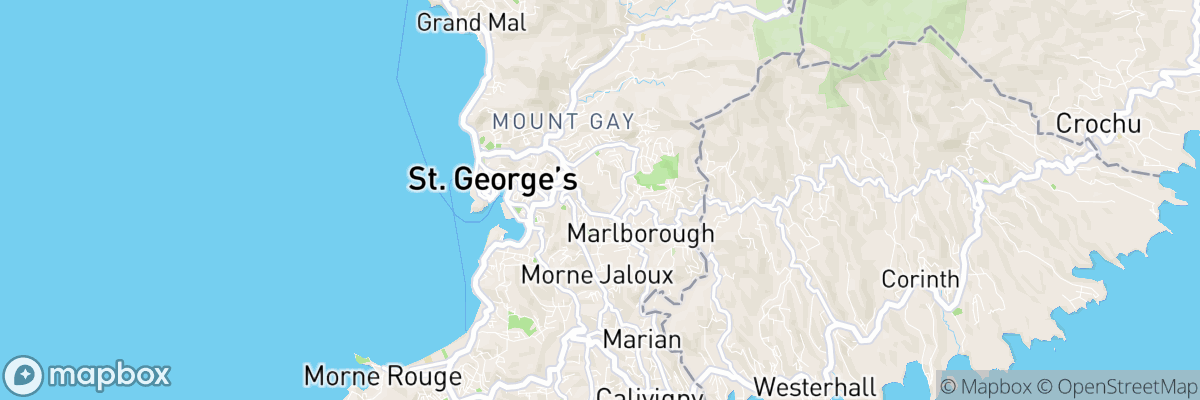 Saint George, Saint George map