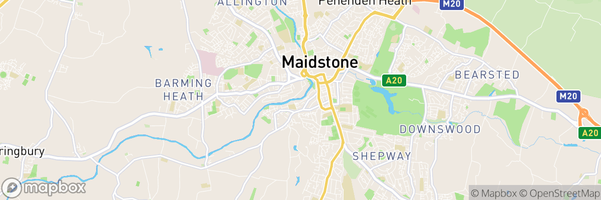 Maidstone, England map