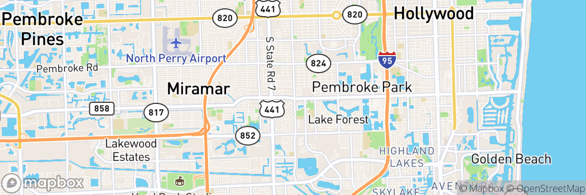 West Park, Florida map