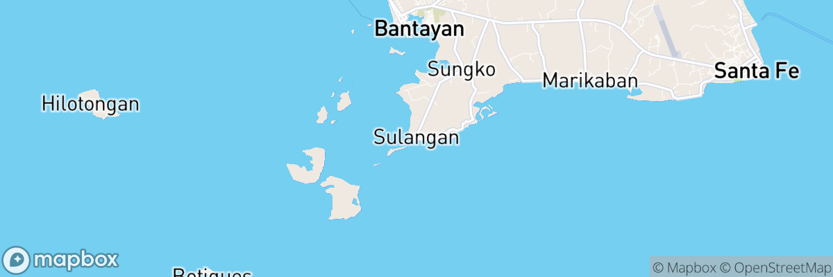 Sulangan, Central Visayas map