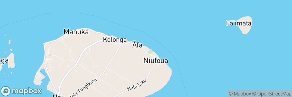 Niutoua, Tongatapu map