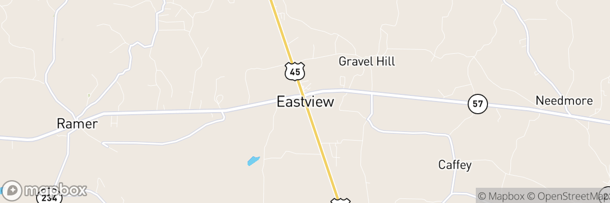 Eastview, Tennessee map