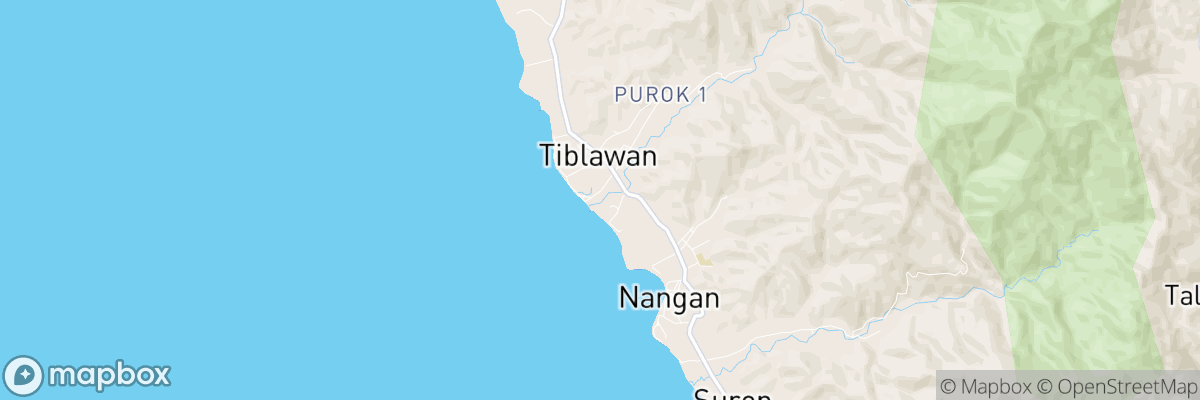 Tiblawan, Davao map