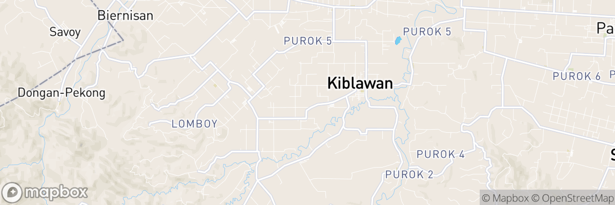 Kiblawan, Davao map