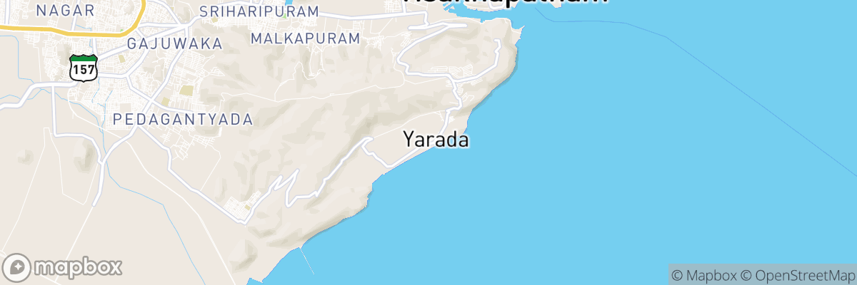 Yārāda, Andhra Pradesh map