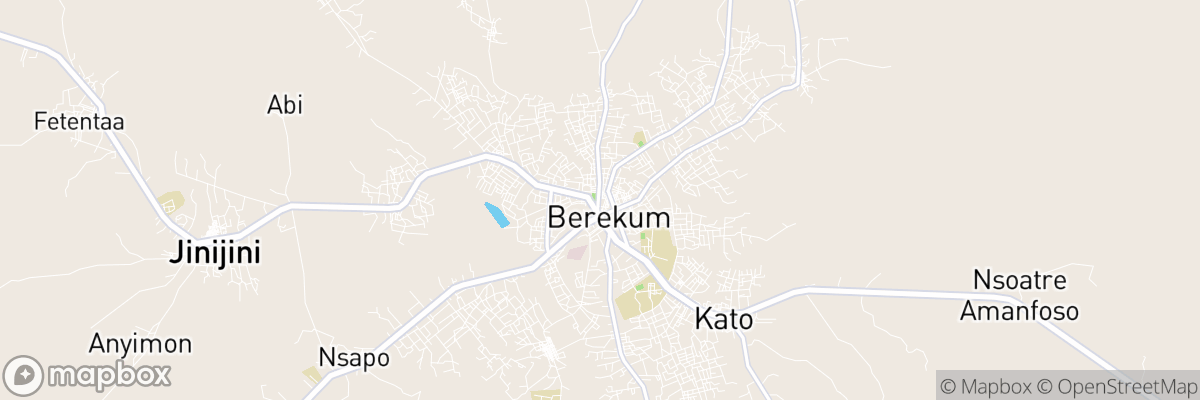 Berekum, Bono map