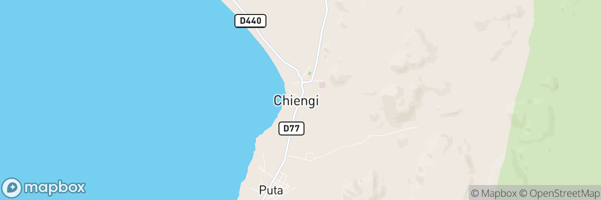 Chiengi, Luapula Province map