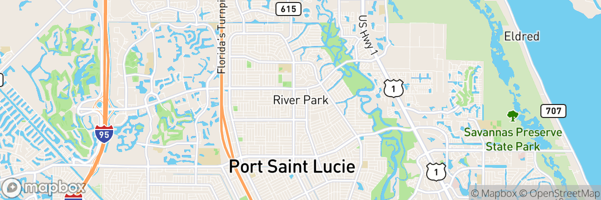 River Park, Florida map