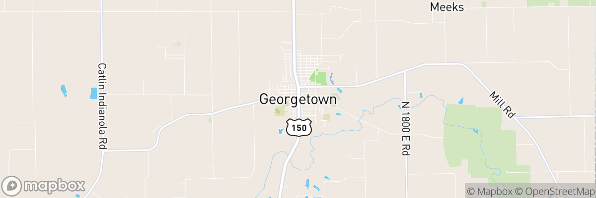 Georgetown, Illinois map