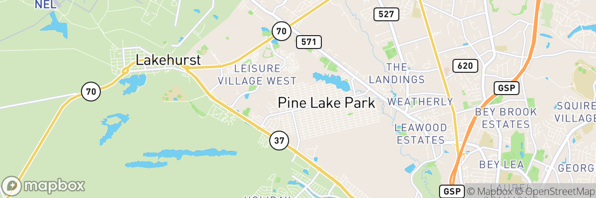 Leisure Village West-Pine Lake Park, New Jersey map