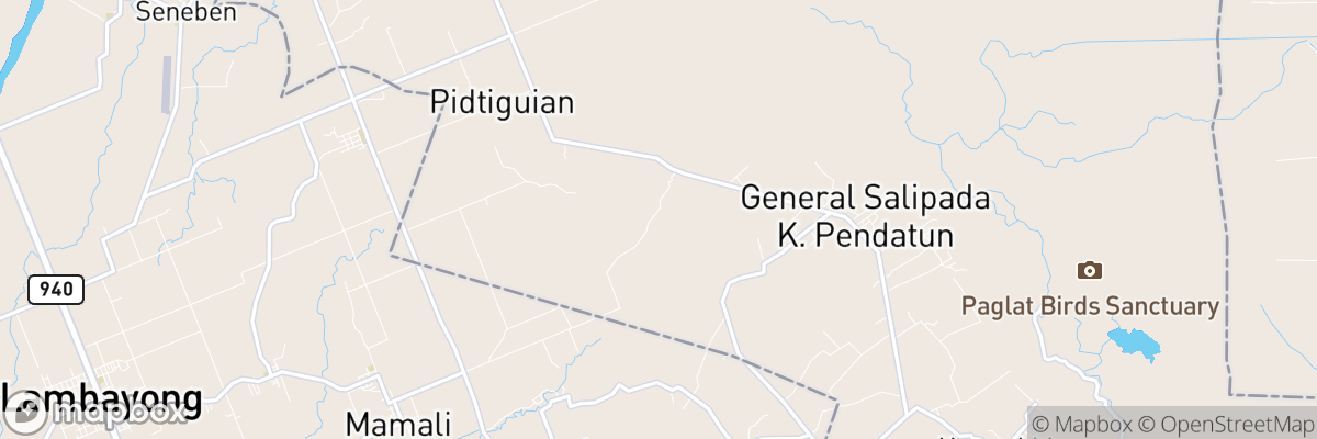 General Salipada K. Pendatun, Autonomous Region in Muslim Mindanao map