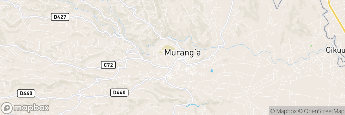 Murang’a, Murang'A map