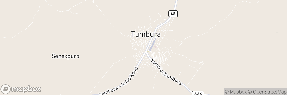 Tambura, Western Equatoria map