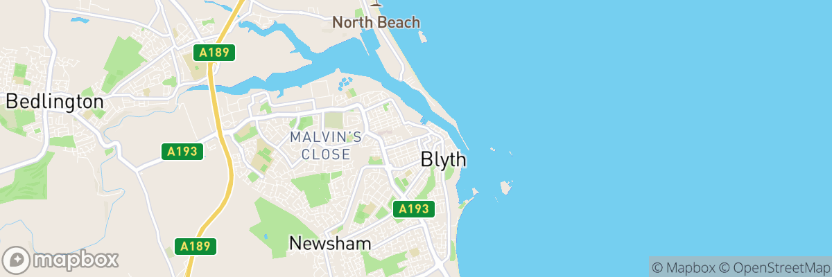 Blyth, England map