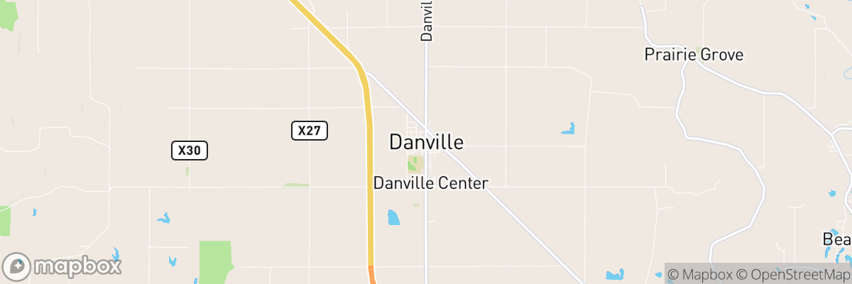 Danville, Iowa map