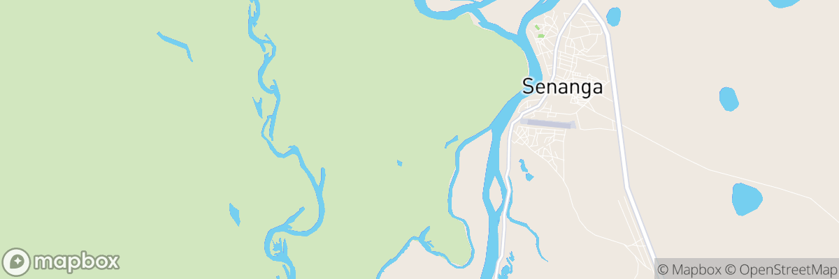 Senanga, Western Province map