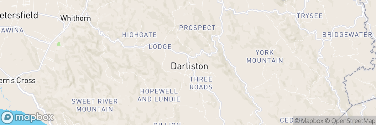 Darliston, Westmoreland map