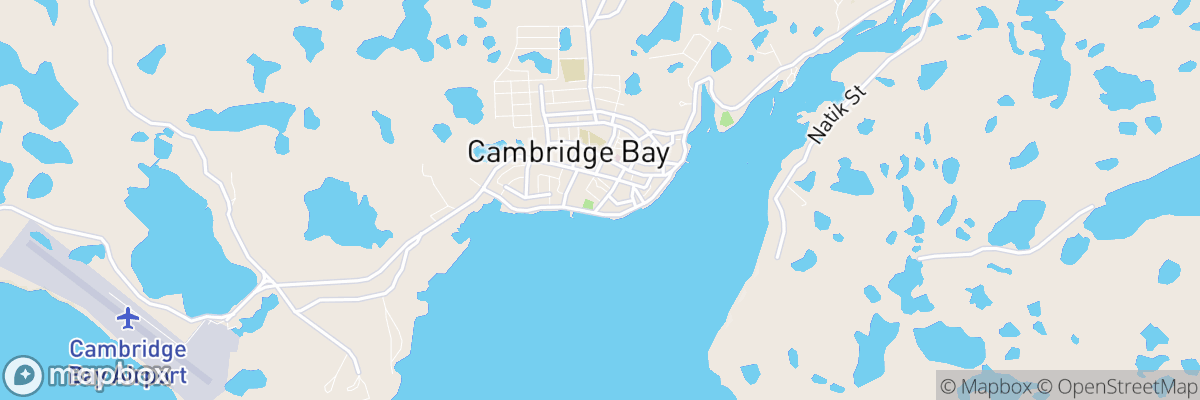 Cambridge Bay, Nunavut map