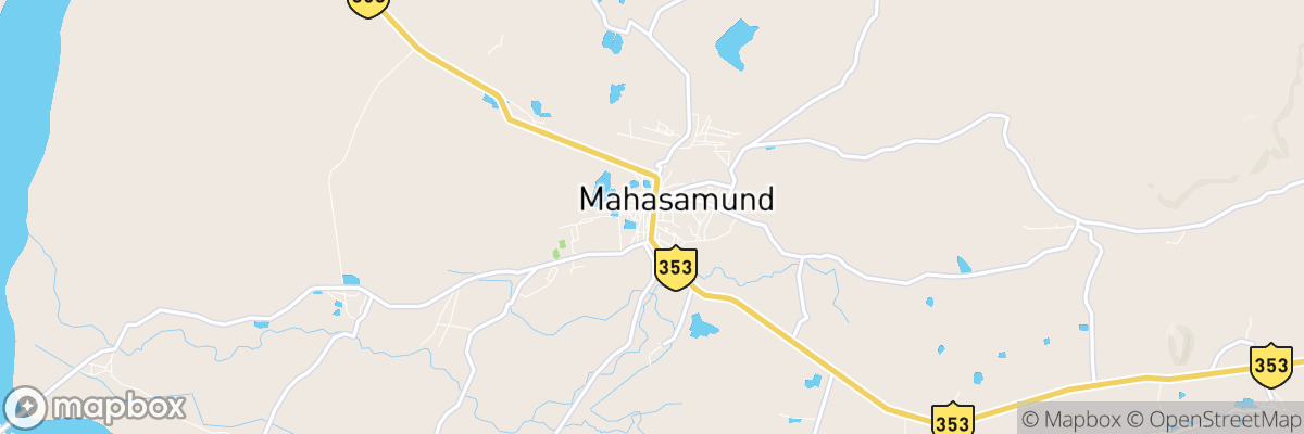 Mahāsamund, Chhattīsgarh map