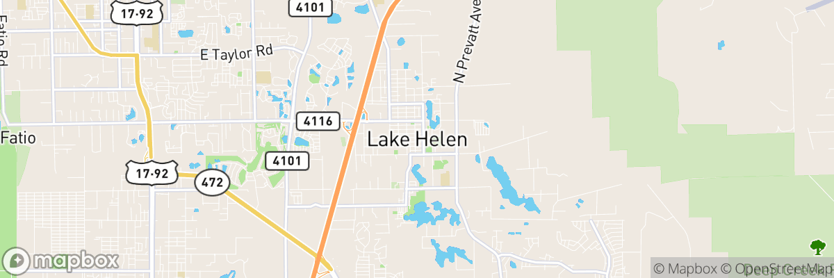 Lake Helen, Florida map