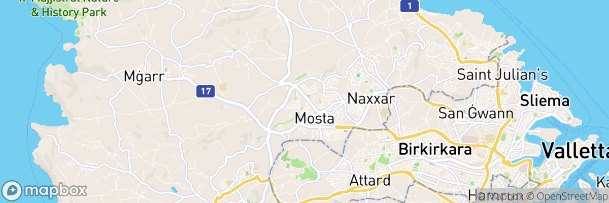 Il-Mosta, Il-Mosta map