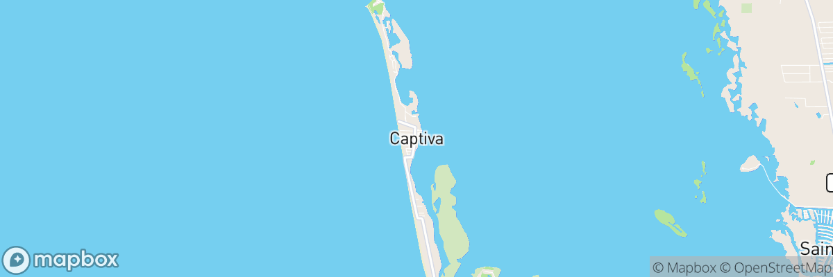 Captiva, Florida map