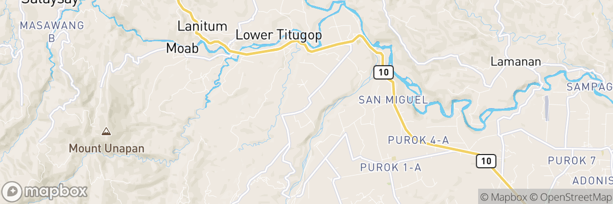 Tamugan, Davao map