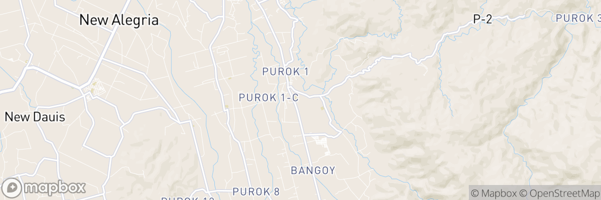 Bantacan, Davao map