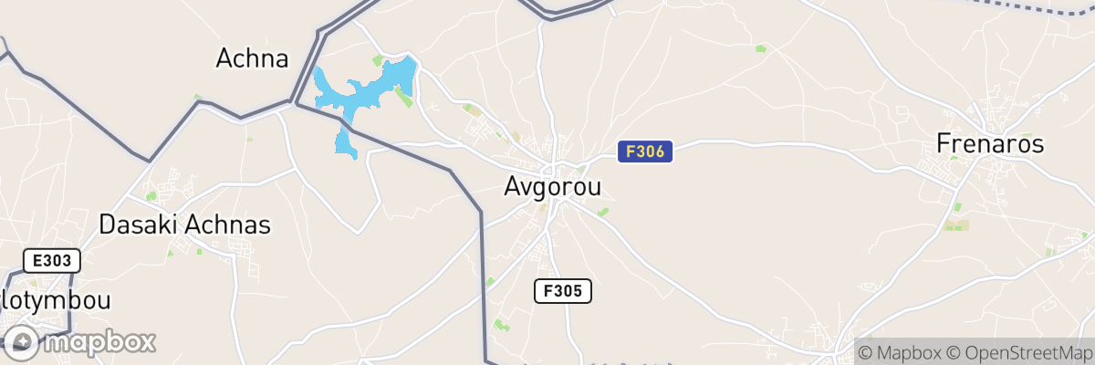 Avgórou, Famagusta District map