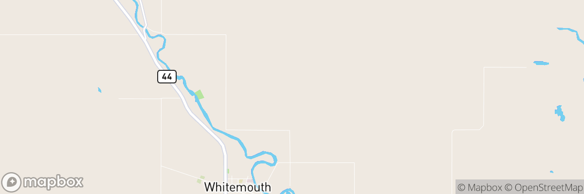 Whitemouth, Manitoba map