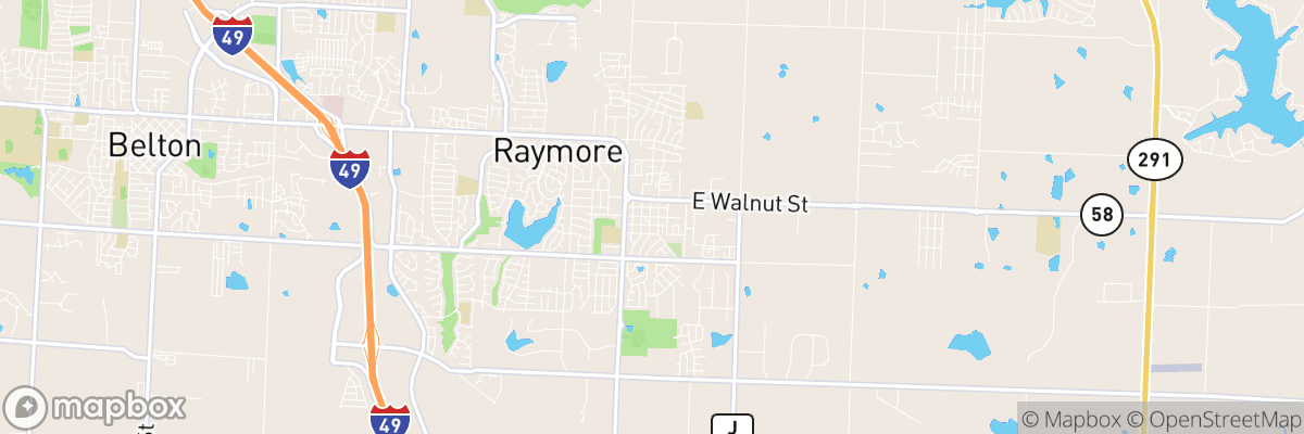 Raymore, Missouri map