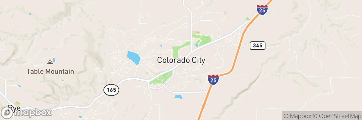 Colorado City, Colorado map