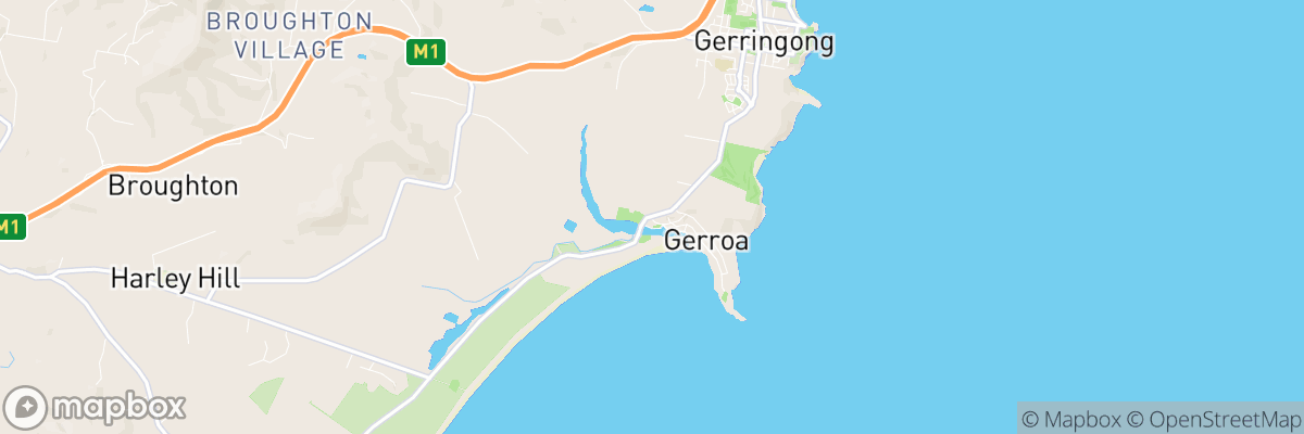 Gerroa, New South Wales map