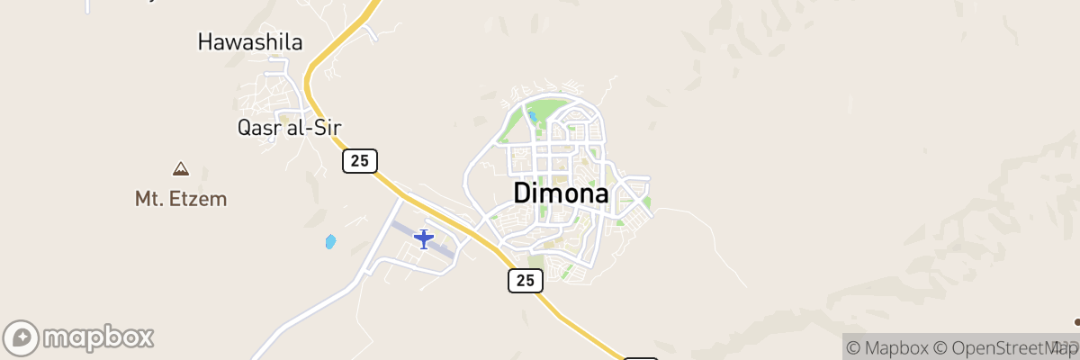 Dimona, Southern District map