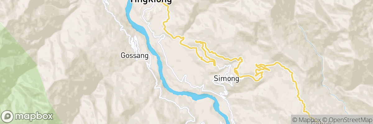 Yingkiong, Arunāchal Pradesh map