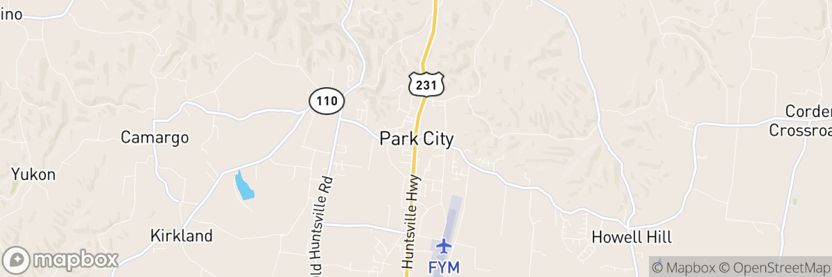 Park City, Tennessee map