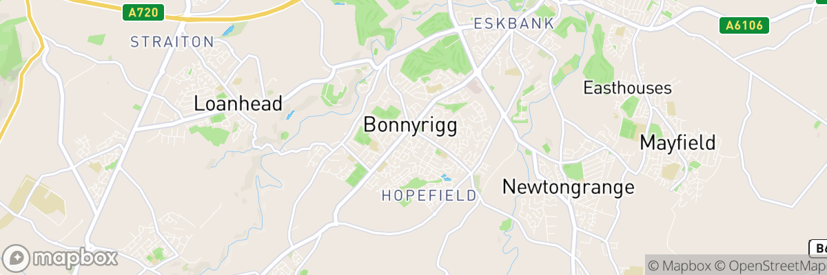 Bonnyrigg, Scotland map