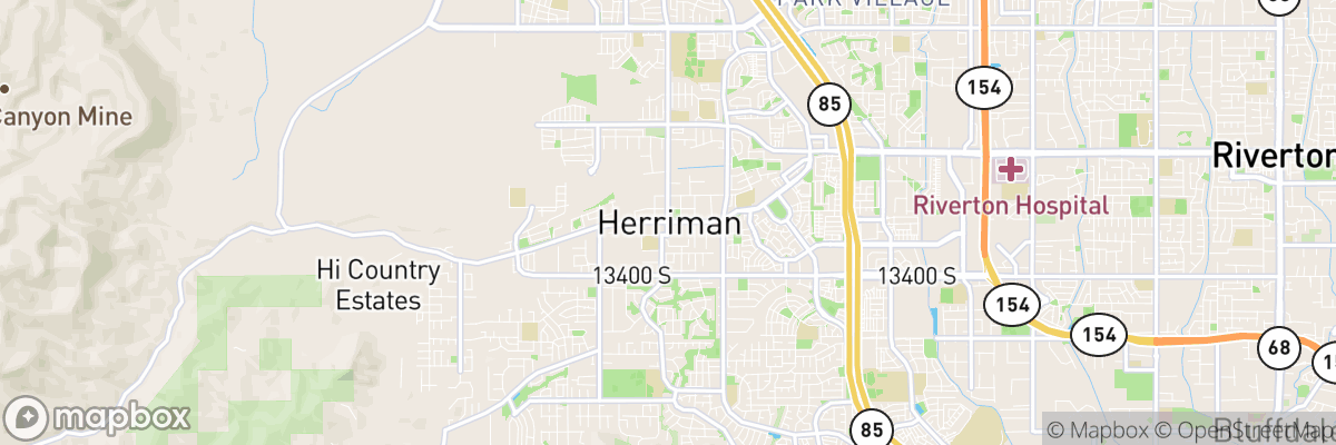 Herriman, Utah map