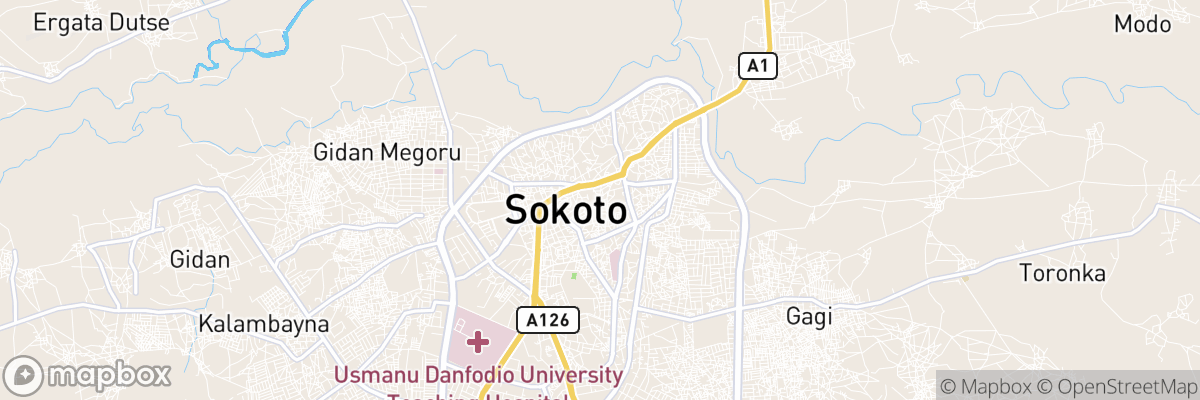 Sokoto, Sokoto State map