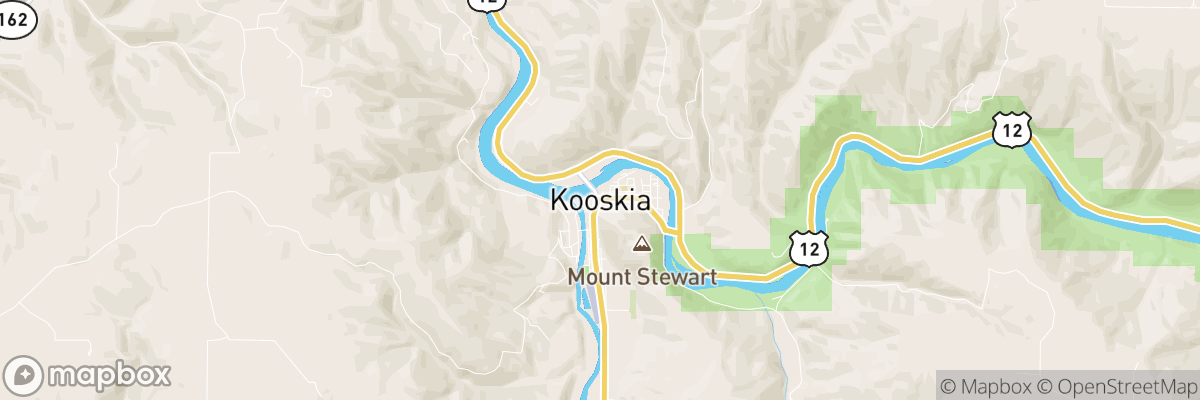 Kooskia, Idaho map