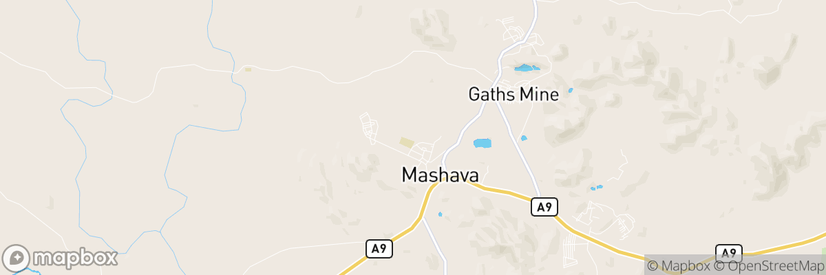 Mashava, Masvingo Province map