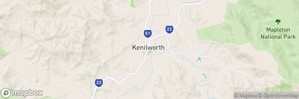 Kenilworth, Queensland map