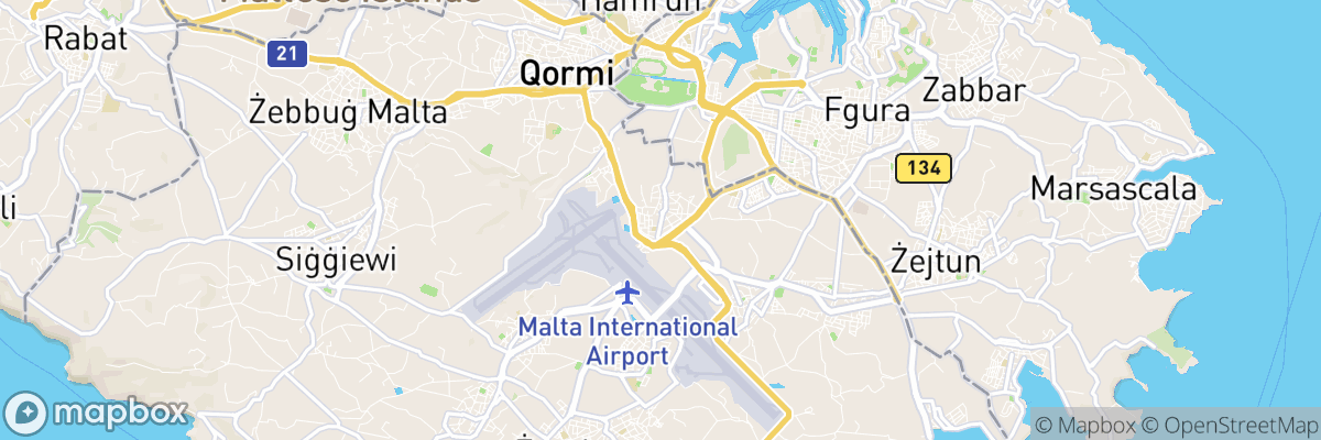 Luqa, Luqa map