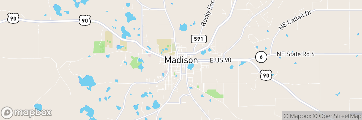 Madison, Florida map