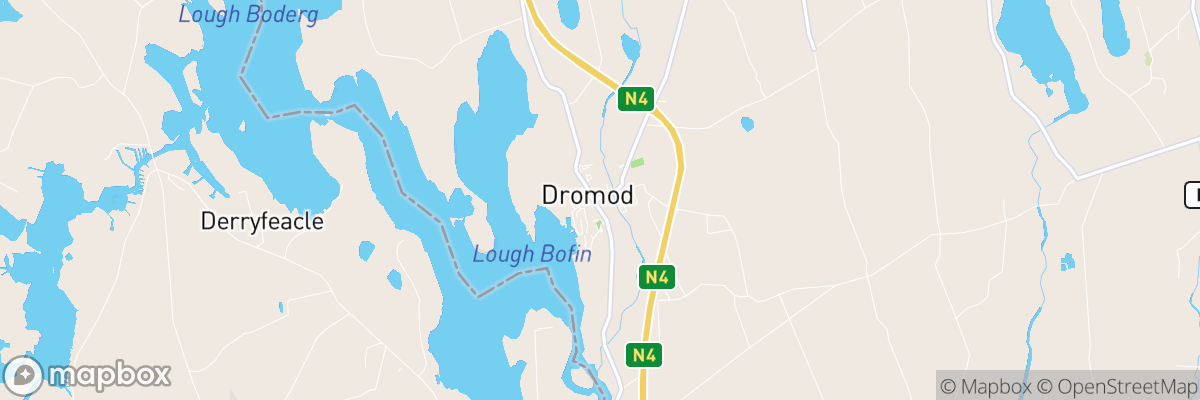 Dromod, Connacht map