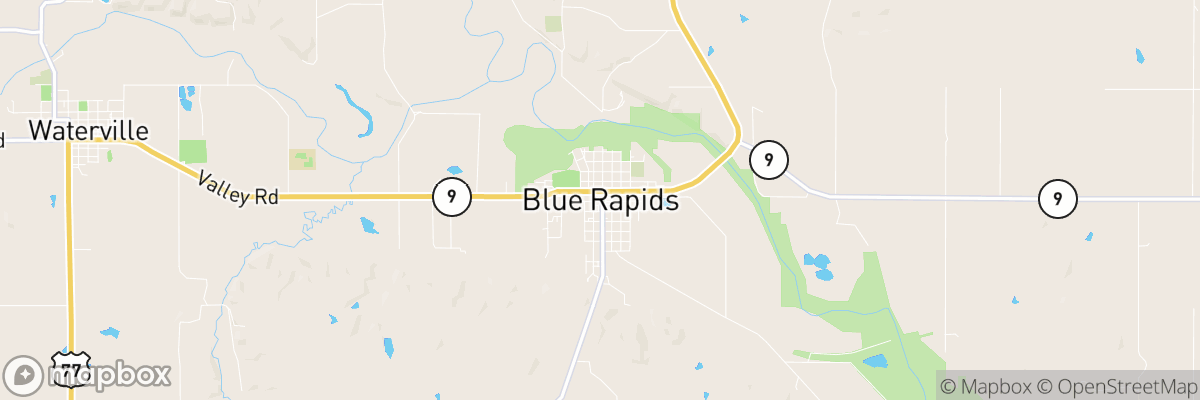 Blue Rapids, Kansas map