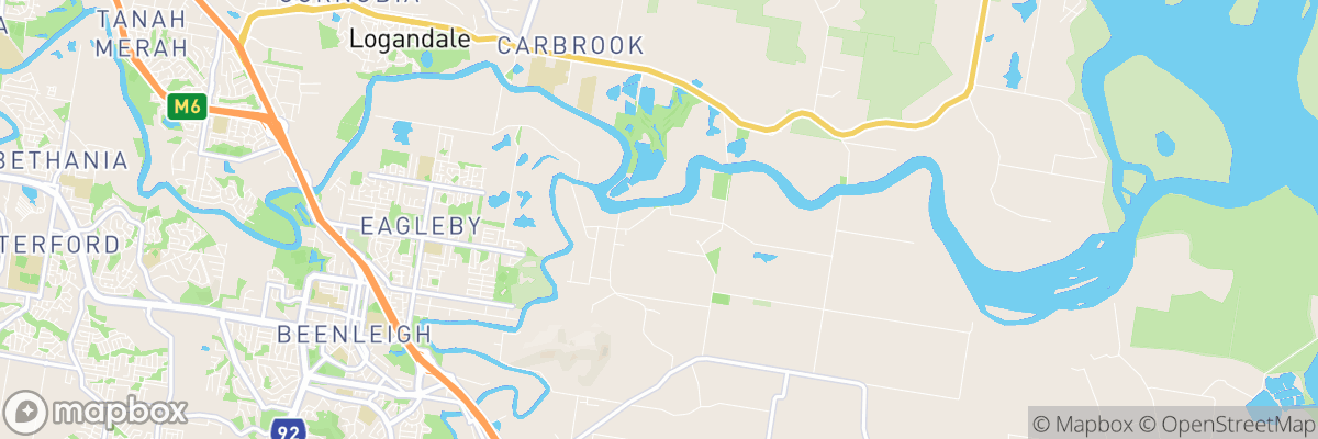 Alberton, Queensland map