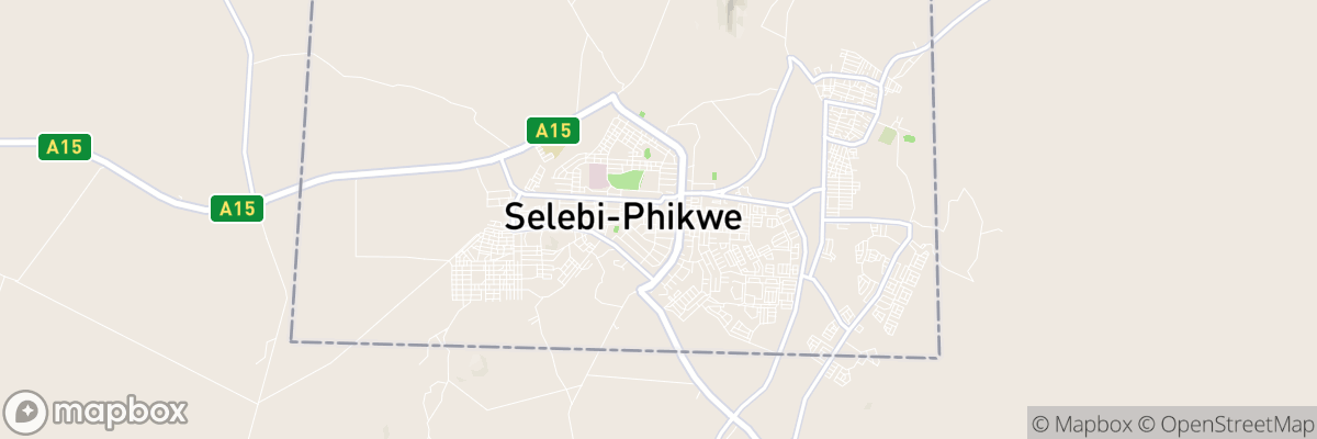 Selebi-Phikwe, Selibe Phikwe map